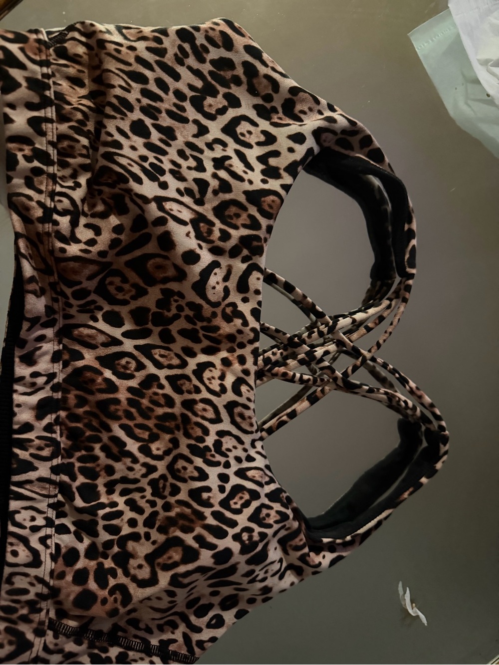 Victoria's Secret Leopard Print Tote - Brown and Black